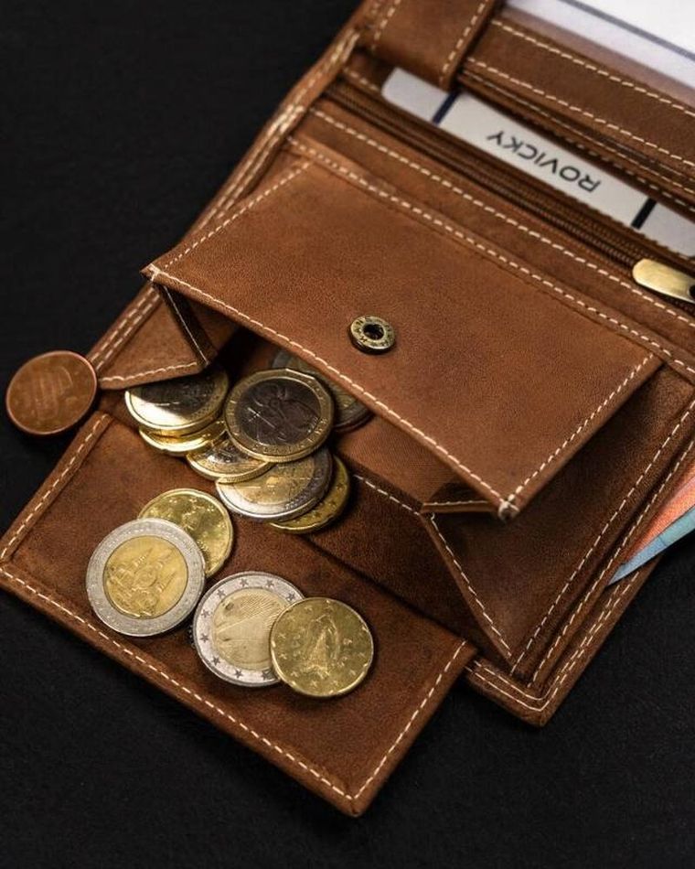 Portfel, brązowy, skórzany, Always Wild