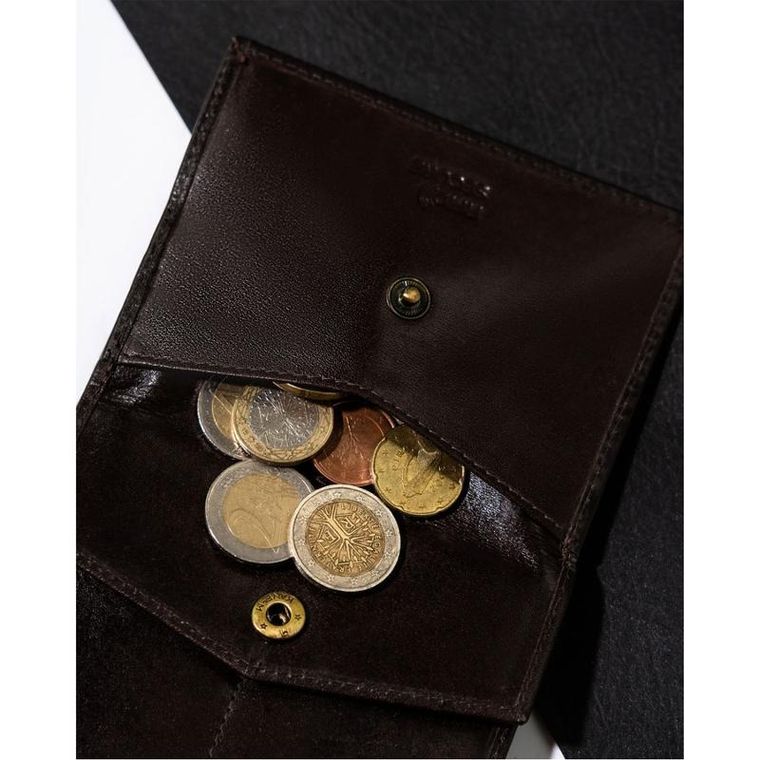 Portfel, brązowy, skórzany, RFID, Rovicky