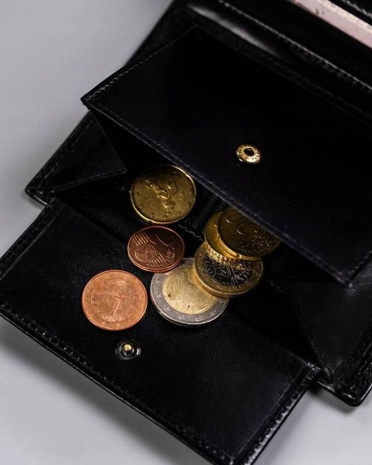 Portfel, czarny, skórzany, Peterson