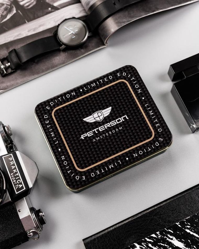 Portfel, czarny, skórzany, RFID, Peterson