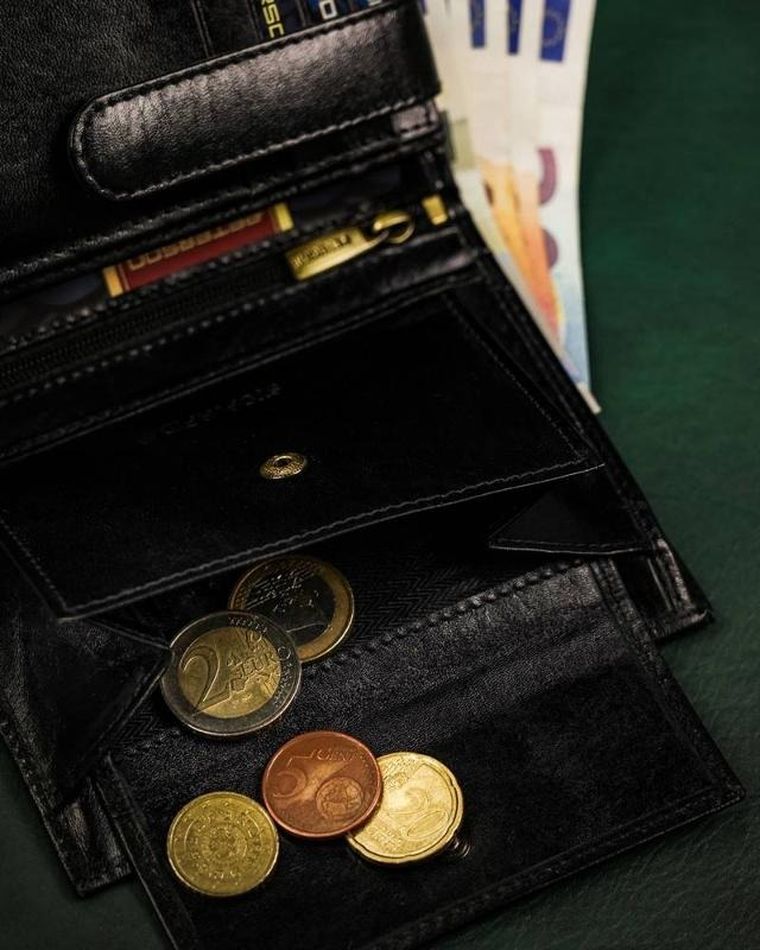 Portfel, czarny, skórzany, RFID, Peterson