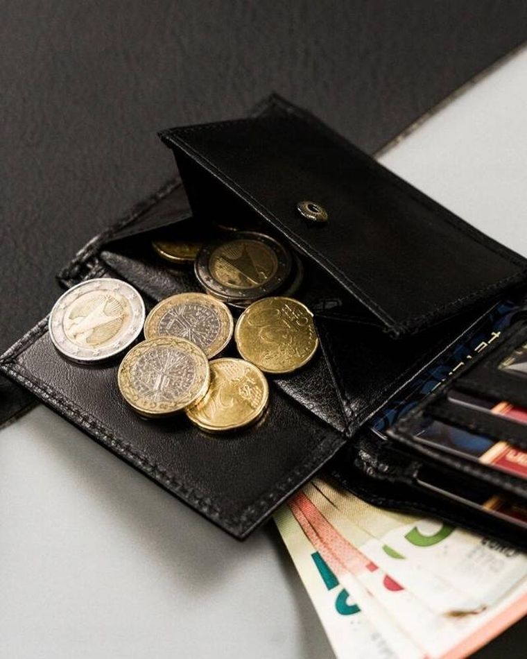 Portfel, czarny, skórzany, RFID, Peterson