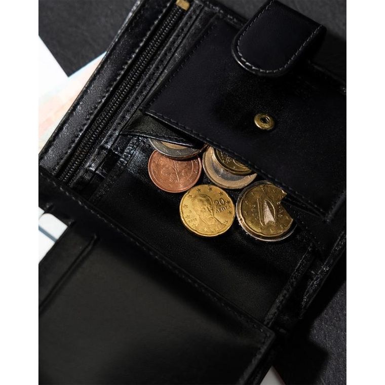 Portfel, czarny, skórzany, RFID, Rovicky