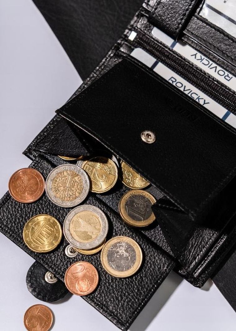 Portfel, czarny, skórzany, Rovicky