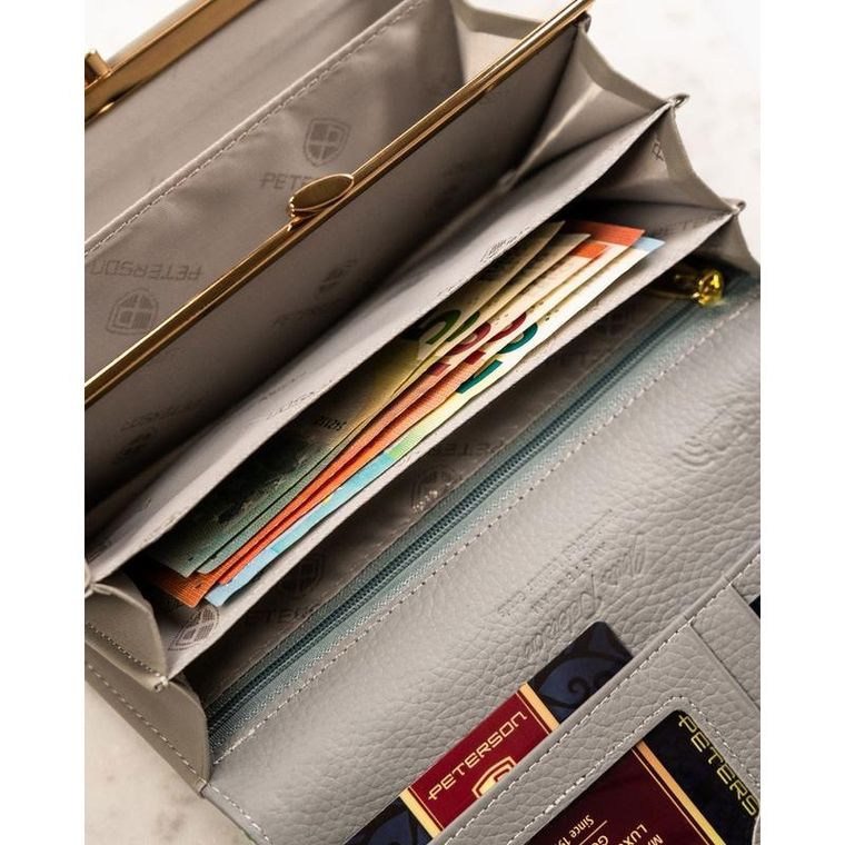 Portfel, mix, skórzany, Petereson