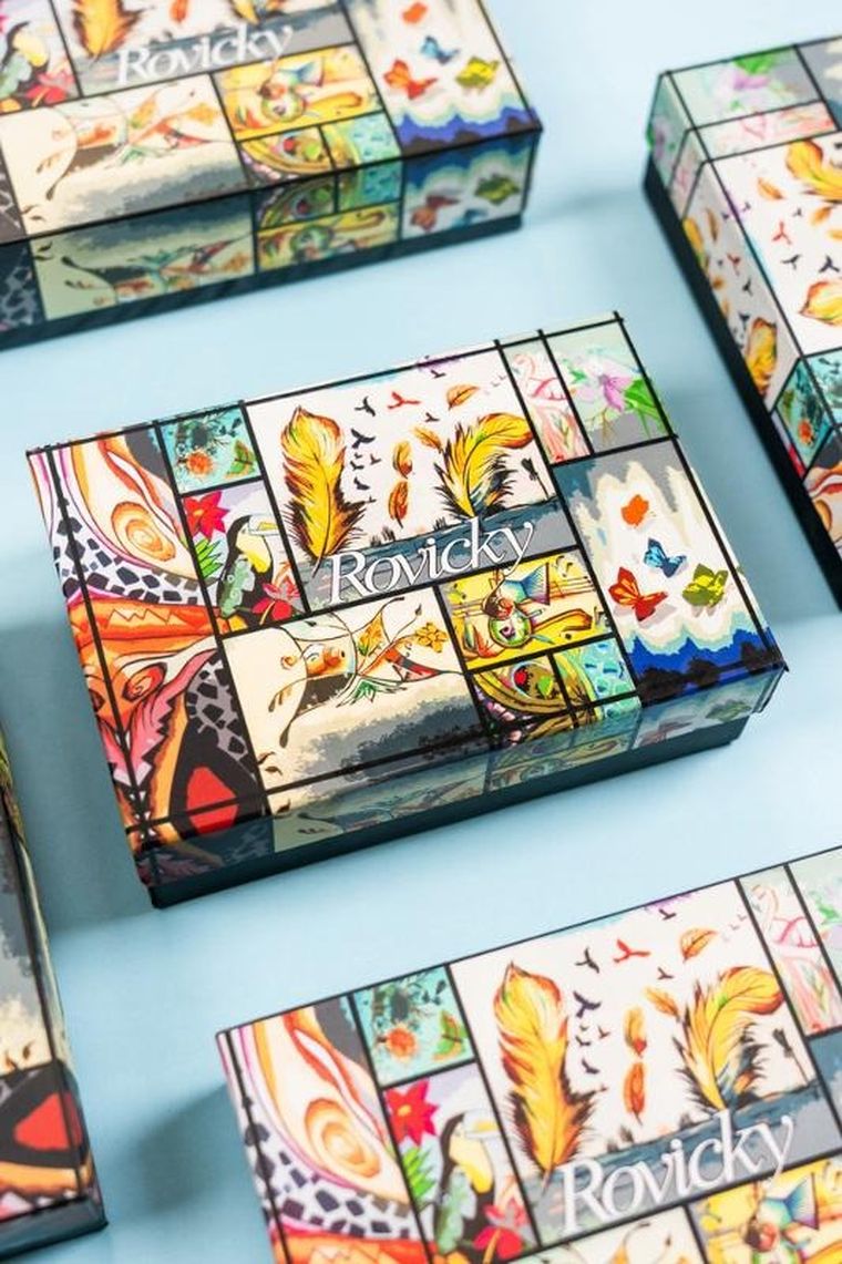 Portfel, mix, skórzany, Rovicky