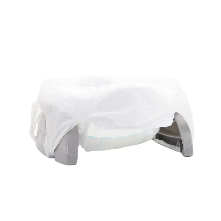 Potette Plus, zestaw, nocnik, akcesoria, biało-szary