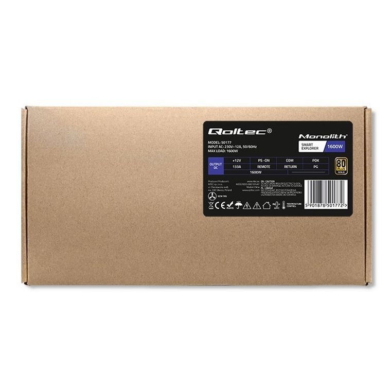 Qoltec, PSI-E Smart, zasilacz, 1600W