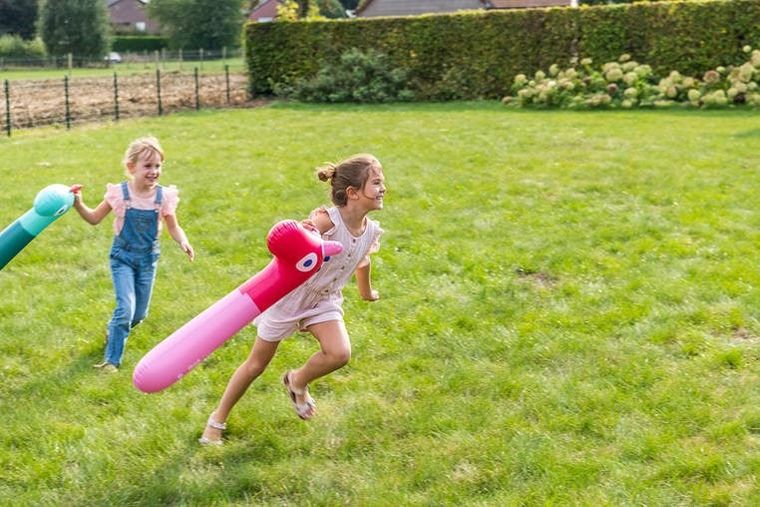 Quut, dmuchany makaron do pływania, koń