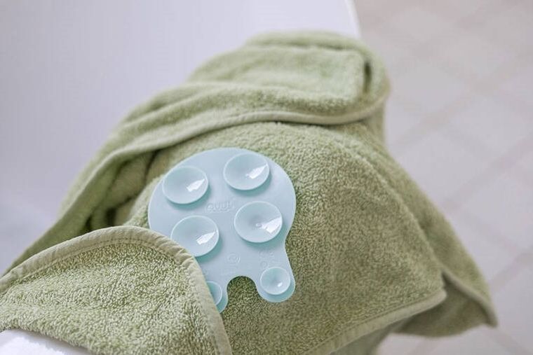 Quut, Grippi, Jellyfish, antypoślizgowe przyssawki meduzy do wanny, 16 szt.