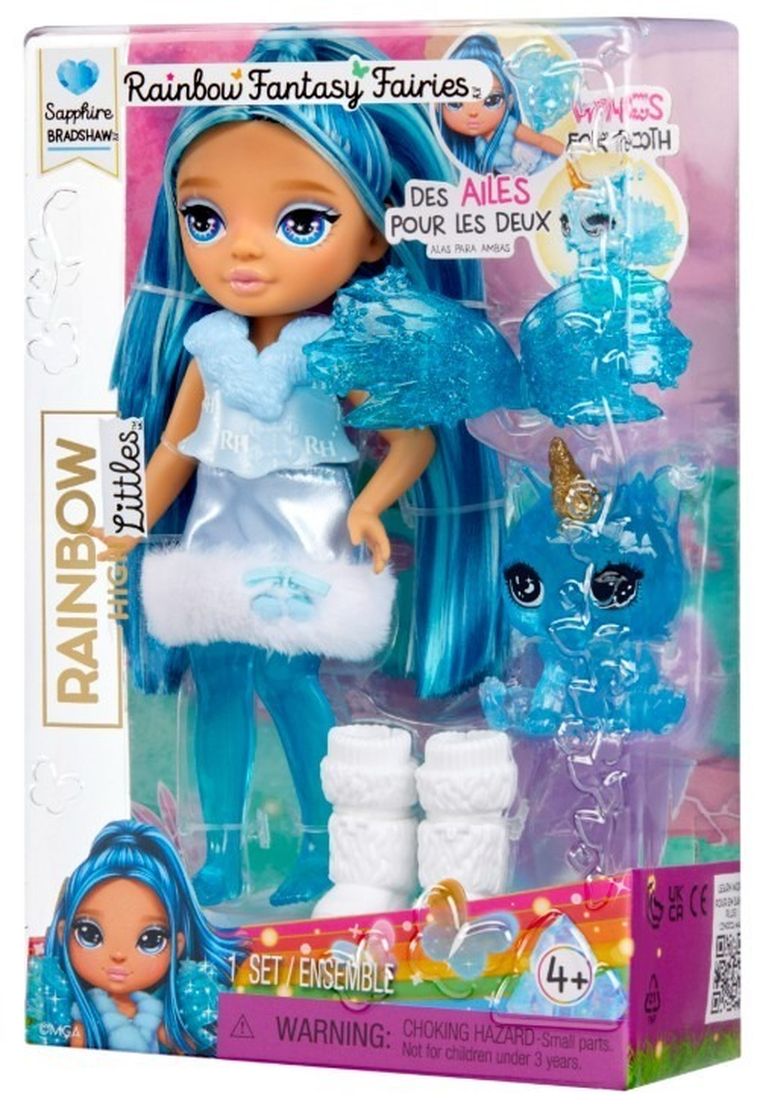 Rainbow High, Littles, Fantasy Fairies, Sapphire, lalka modowa