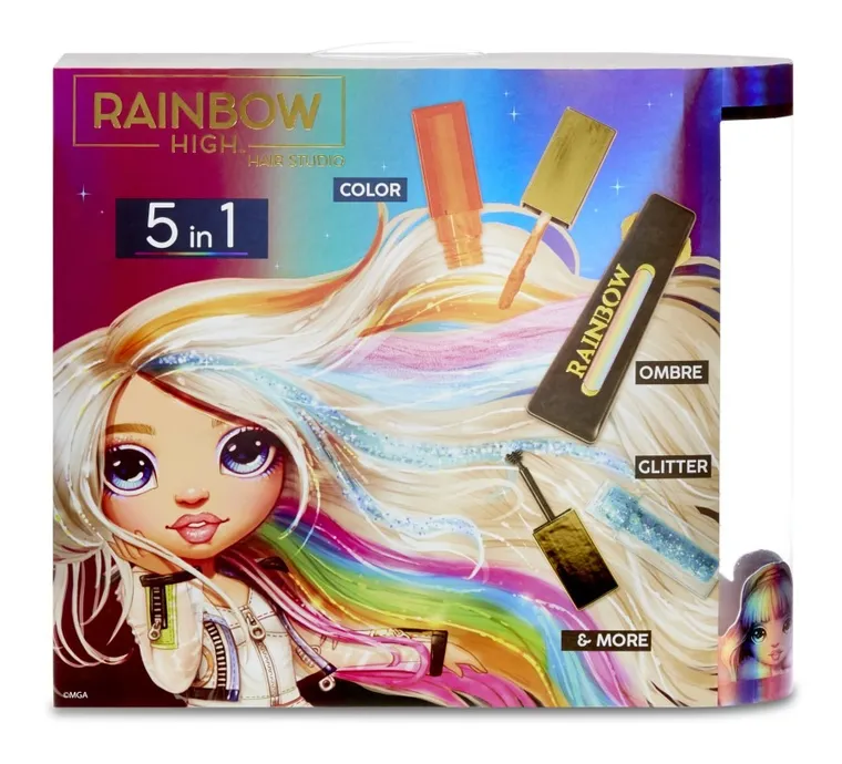 Rainbow High, Studio fryzjerskie, lalka modowa z akcesoriami