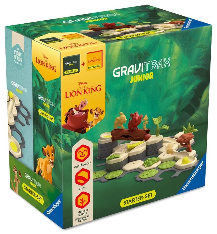 Ravensburger, GraviTrax Junior, Król Lew, zestaw startowy