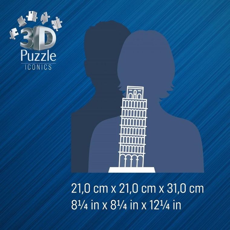 Ravensburger, Krzywa Wieża w Pizie, puzzle 3D
