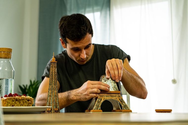 Ravensburger, Wieża Eiffla, puzzle 3D, 216 elementów