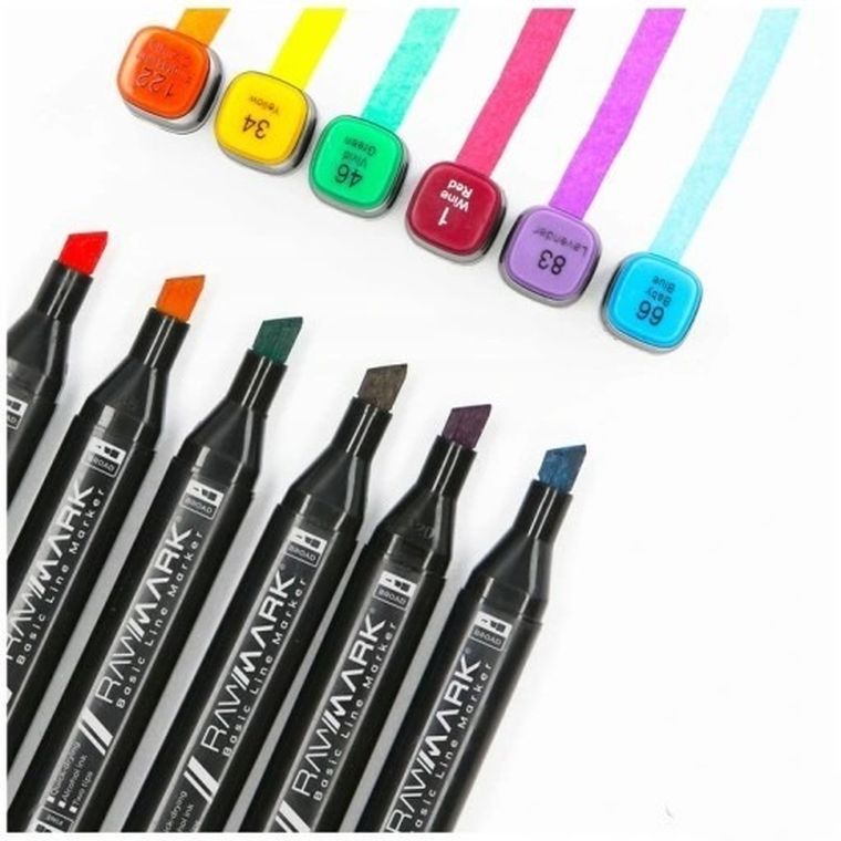 Rawmark, Basic Line, markery, 262 szt.