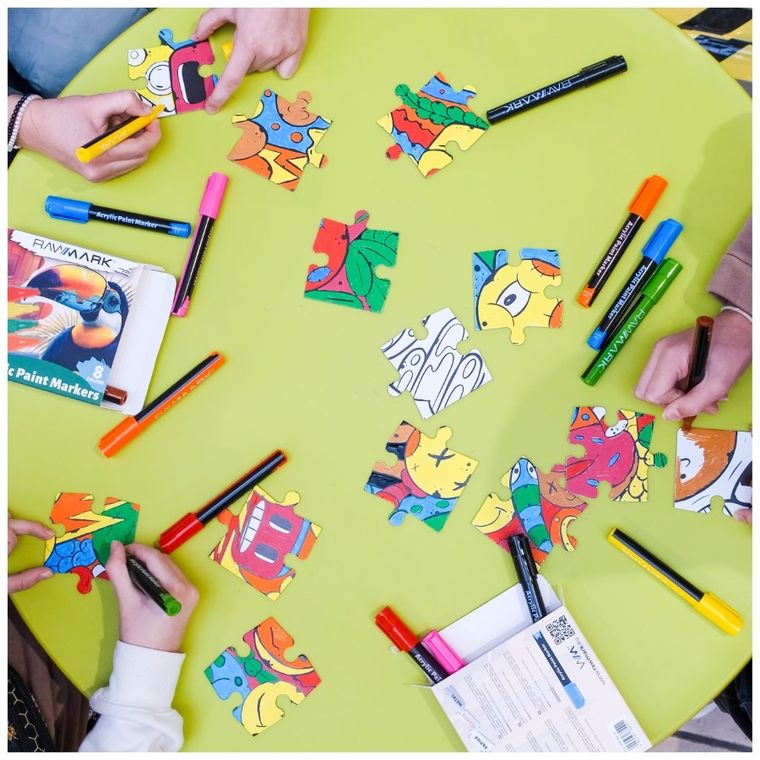 Rawmark, markery akrylowe, 12 szt.