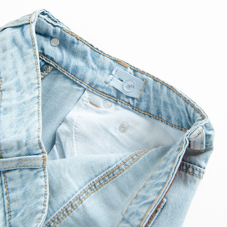 Regulowane jeansy o kroju wide leg NOWEAR