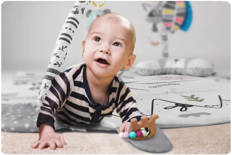 Ricokids, Królik, edukacyjna mata interaktywna, zabawki, szara