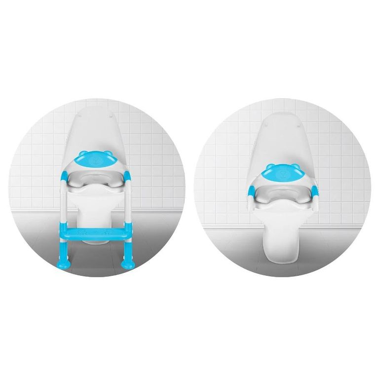 Ricokids, Miś, nakładka na sedes z drabinką, niebieska