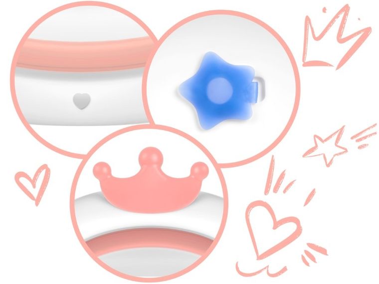 Ricokids, wanienka składana + poduszka, różowa