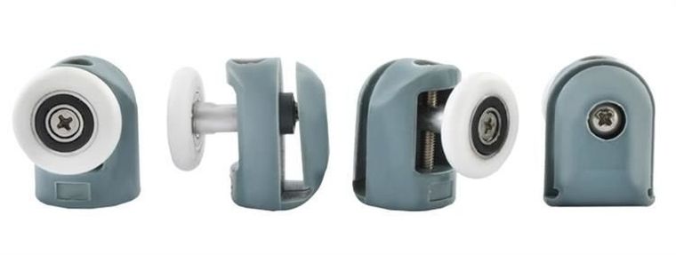 Ruhhy, kółko do kabiny prysznicowej, 8 szt