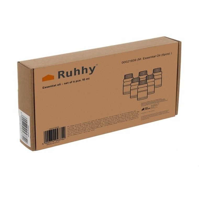 Ruhhy, olejek eteryczny, 10 ml, zestaw 6 szt.