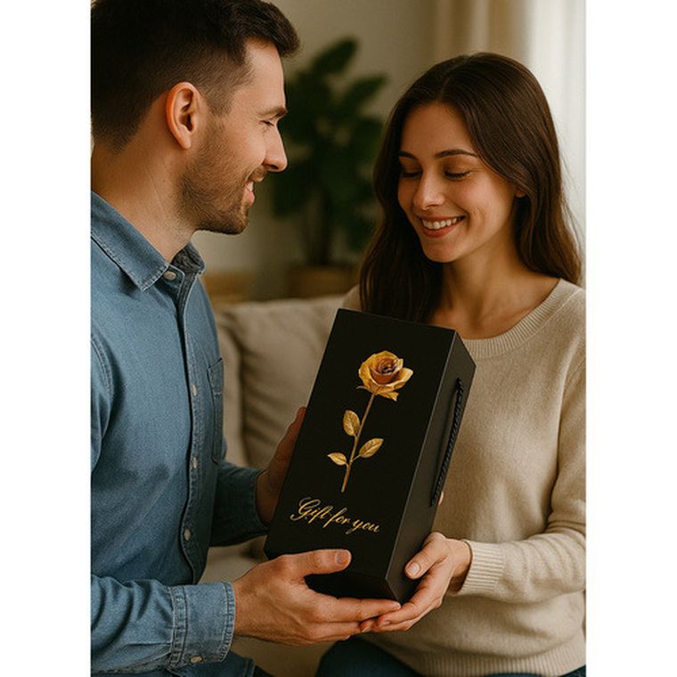 Ruhhy, róża w szkle, świecąca