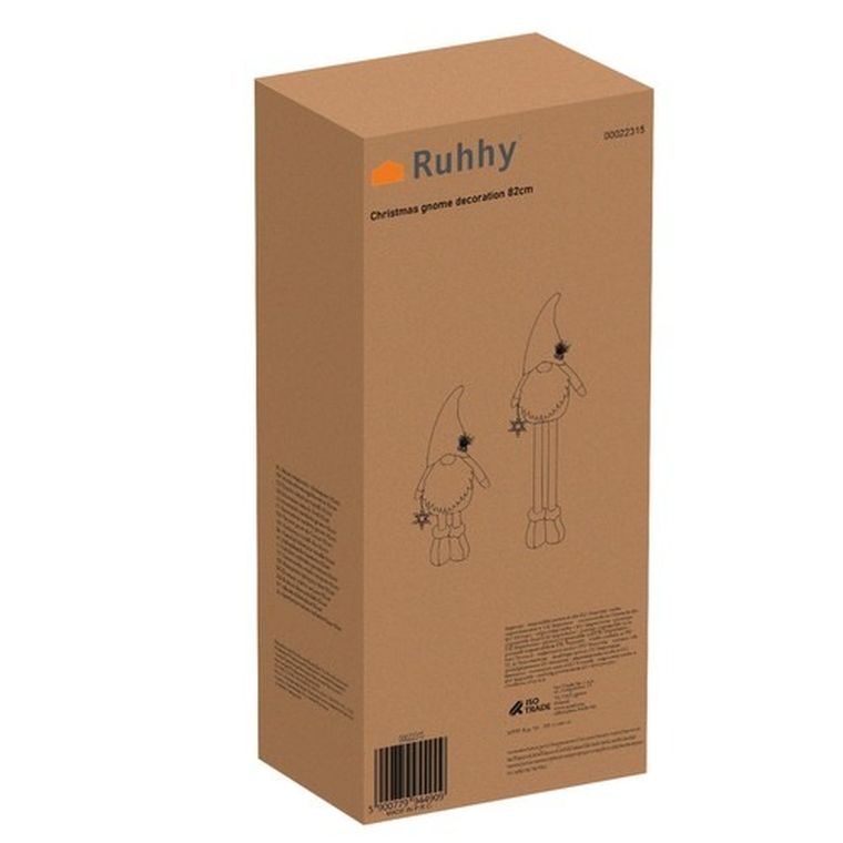 Ruhhy, skrzat świąteczny, teleskopowy, 82 cm