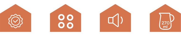 Ruhhy, spieniacz do mleka z wyświetlaczem, 500W