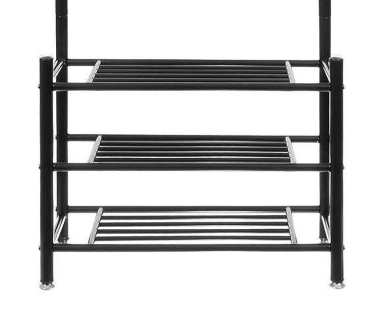 Ruhhy, wieszak na ubrania, stojak z półką na buty