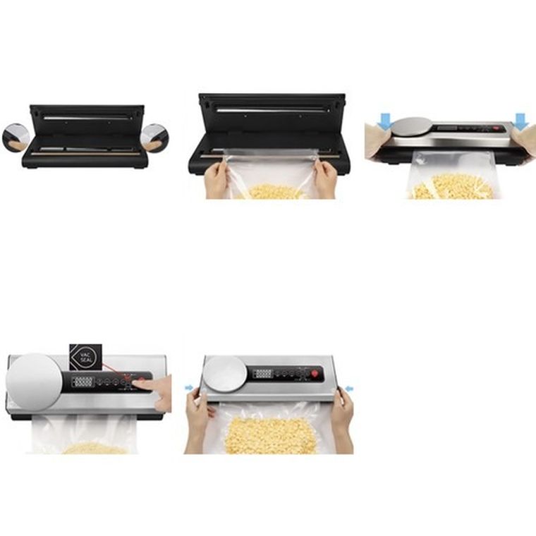 Ruhhy, zgrzewarka do folii z wagą i zestawem rolek