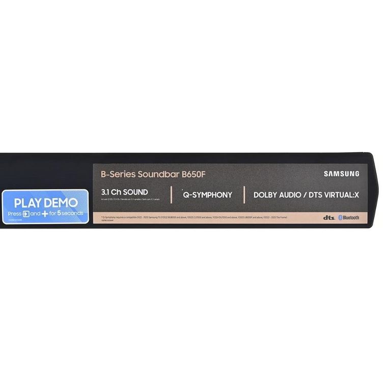 Samsung, soundbar, HW-B650F/­EN 3.1 kan, 370W, BT 4.2, Dolby Digital, czarny