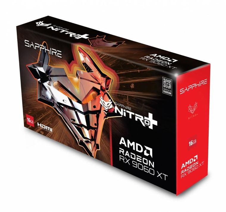 Sapphire Technology, karta graficzna, Radeon RX 9060 XT NITRO+ 16GB GDDR6 128bit DP/2HDMI