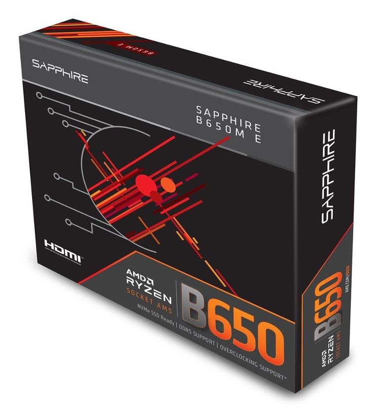 Sapphire Technology, płyta główna, B650M-E AM5, 2DDR5 mATX
