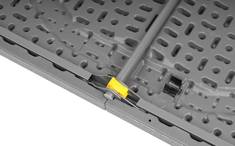 Saska Garden, Woodland, stół cateringowy, ciemny szary, 180-74 cm