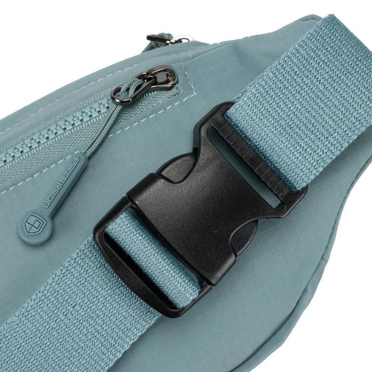 Saszetka na biodro, nerka, niebieska, Peterson