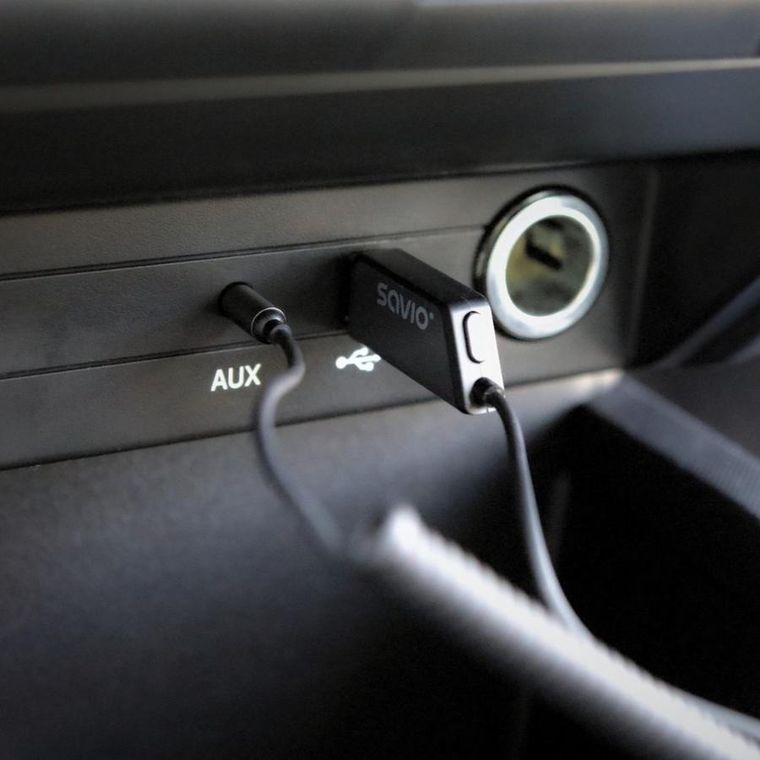 Savio, transmiter, AUX, USB, BLUETOOTH 5.3, funkcja zestawu głośnomówiącego, TR-16