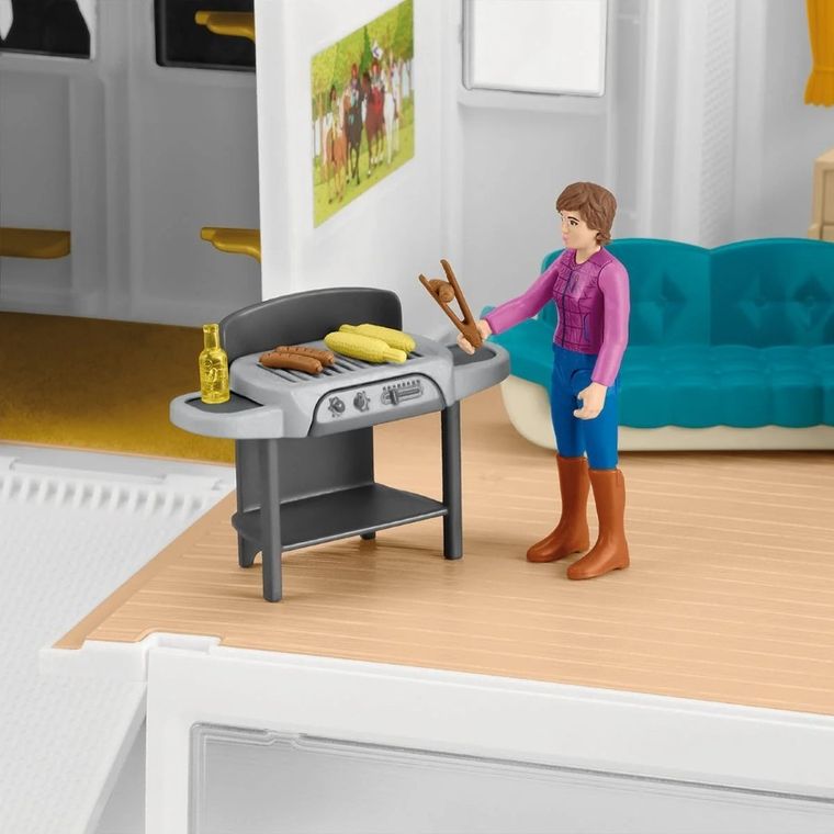 Schleich, Horse Club, Transporter dla koni, zestaw, 42619