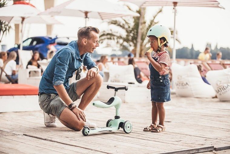 Scoot & Ride, Highwaykick 1, jeździk i hulajnoga 2w1, Kiwi