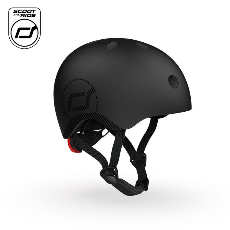 Scoot & Ride, kask, Black, rozmiar M-L