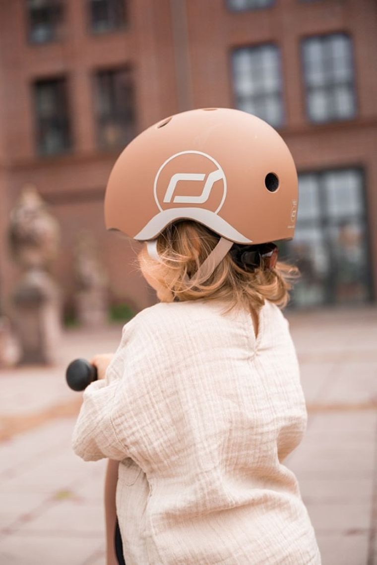 Scoot & Ride, kask, Mocha, rozmiar XXS-S
