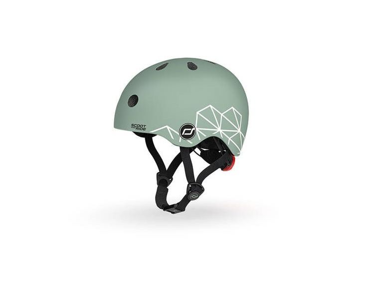 Scoot & Ride, kask ochronny, Green Lines, rozmiar 45-51 cm