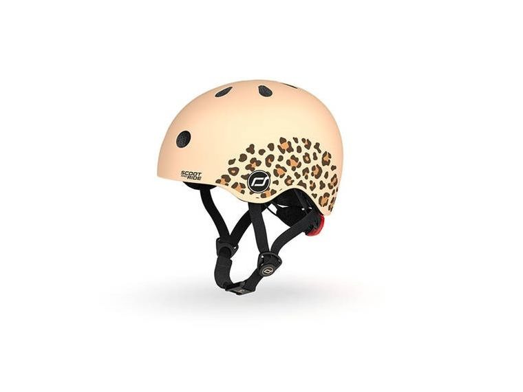 Scoot & Ride, kask ochronny, Leopard, rozmiar 45-51 cm