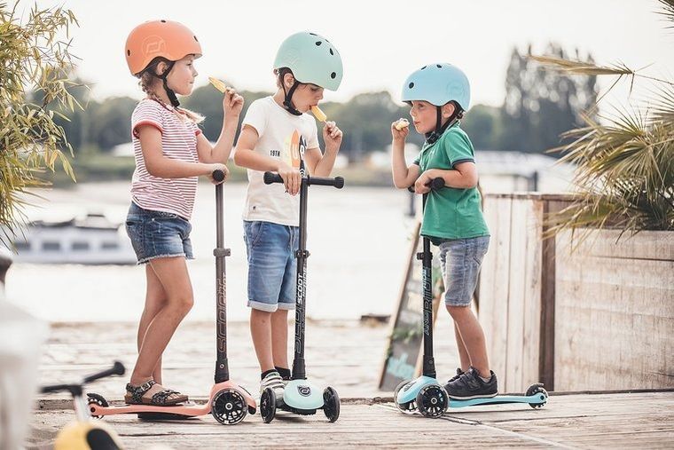 Scoot & Ride, kask ochronny, Peach, rozmiar 51-55 cm