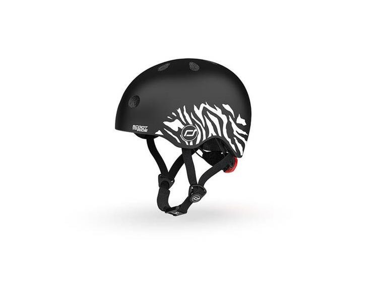 Scoot & Ride, kask ochronny, Zebra, rozmiar 45-51 cm