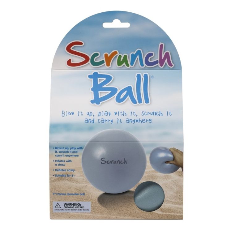 Scrunch, piłka, pastelowy żółty