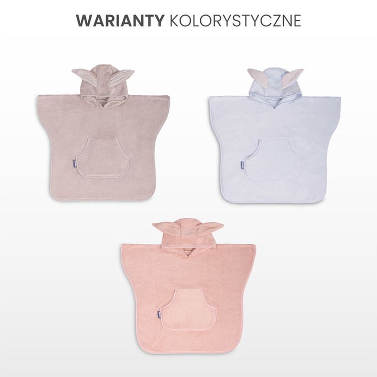 Sensillo, ponczo kąpielowe, coral grey