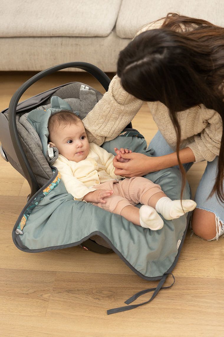 Sensillo, Velvet, Paradise, otulacz do fotelika, szmaragdowy