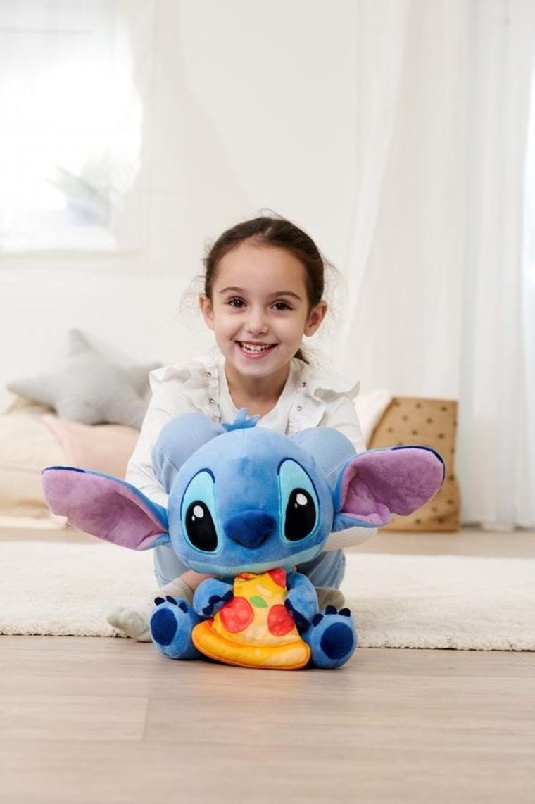 Simba, Lilo i Stitch, maskotka, z pizzą, 25 cm
